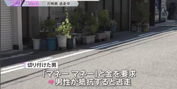 中国游客日本当街遭抢劫被刺