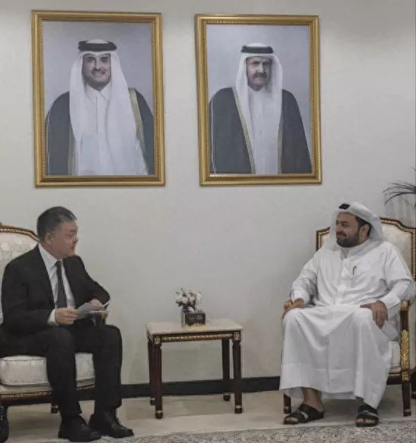 外交部大使王克俭访问卡塔尔