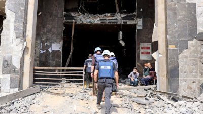 加沙医院废墟“埋190具尸体”　外媒：瓦砾堆下还有